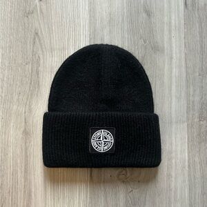 Black Stone Island Beanie